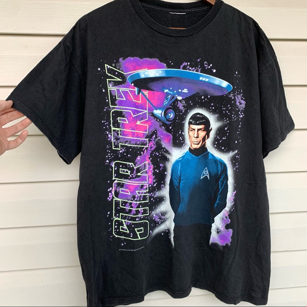 Vintage 1997 Star Trek Spock T-Shirt Promo XL (D)